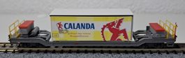 RhB Güterwagen Calanda Bräu Container Spur N Kato OVP
