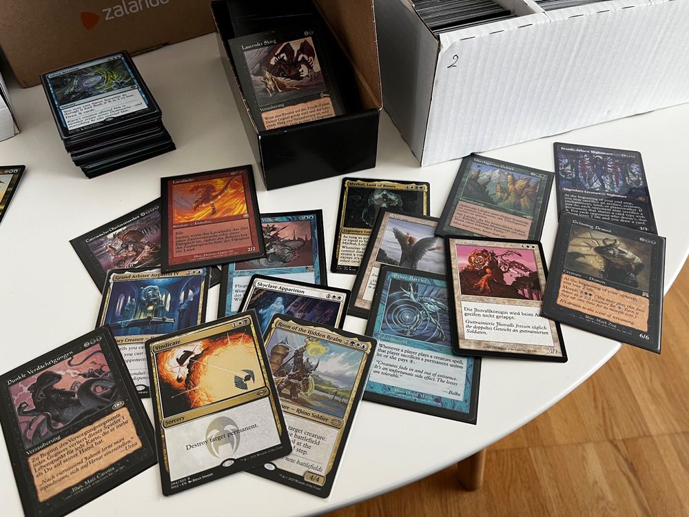 Magic The Gathering Sammlung viele ältere Karten Kaufen auf Ricardo