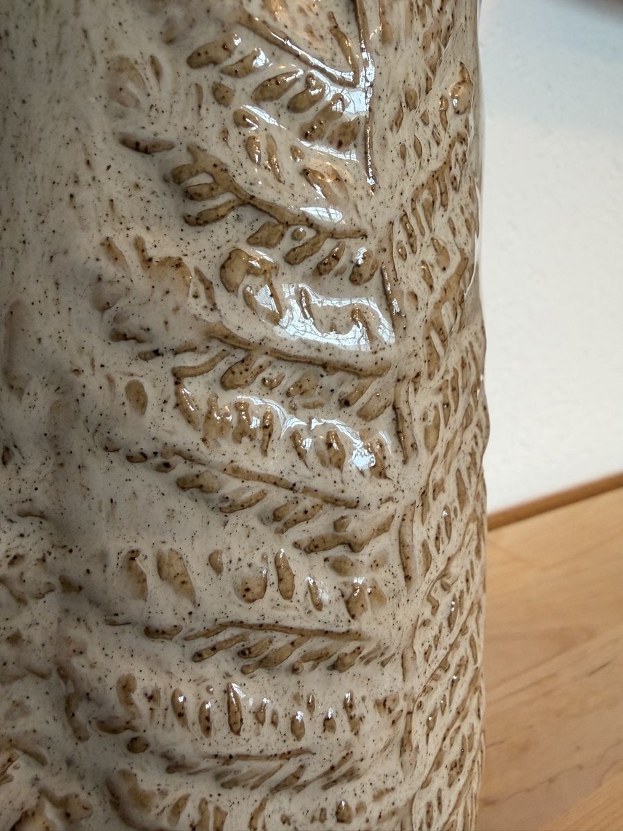 Vasi & Recipienti: Keramikvase mit Farnmotiv – Usato da Wangen an der Aare venduto da Logsio 2