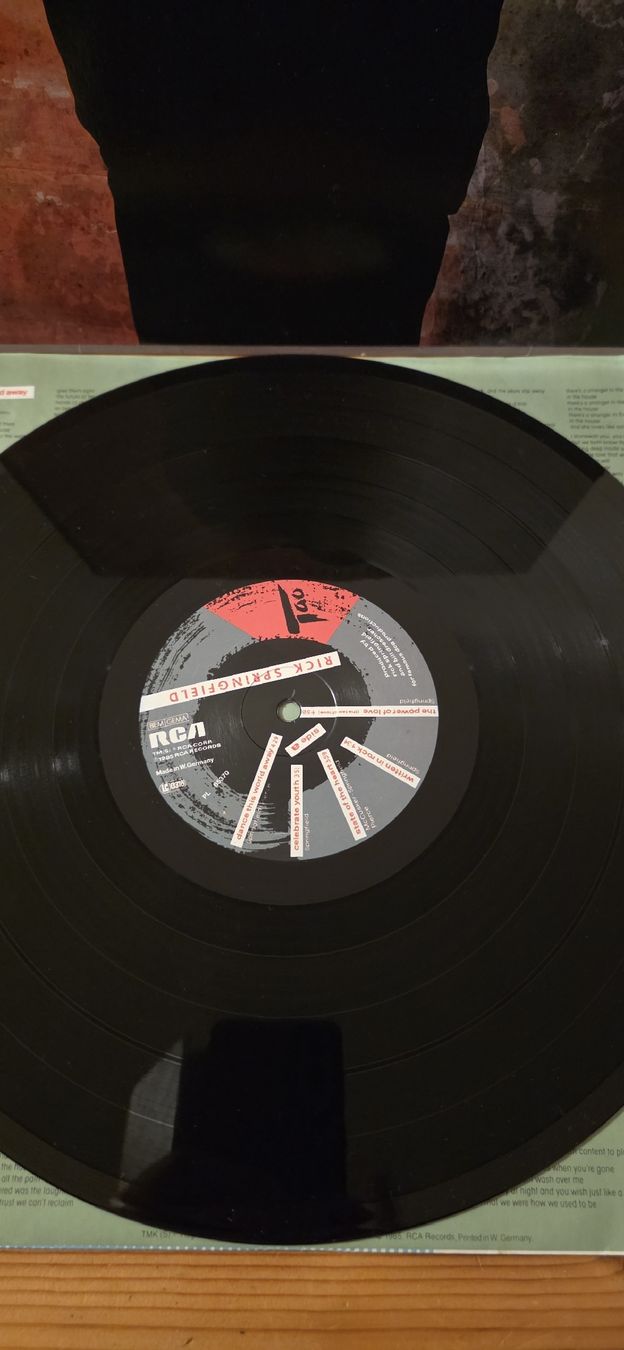 Dischi in vinile: Rick Springfield - Tao  1985 Vg,Vg – Usato da Yvonand venduto da RF-VINYL 1