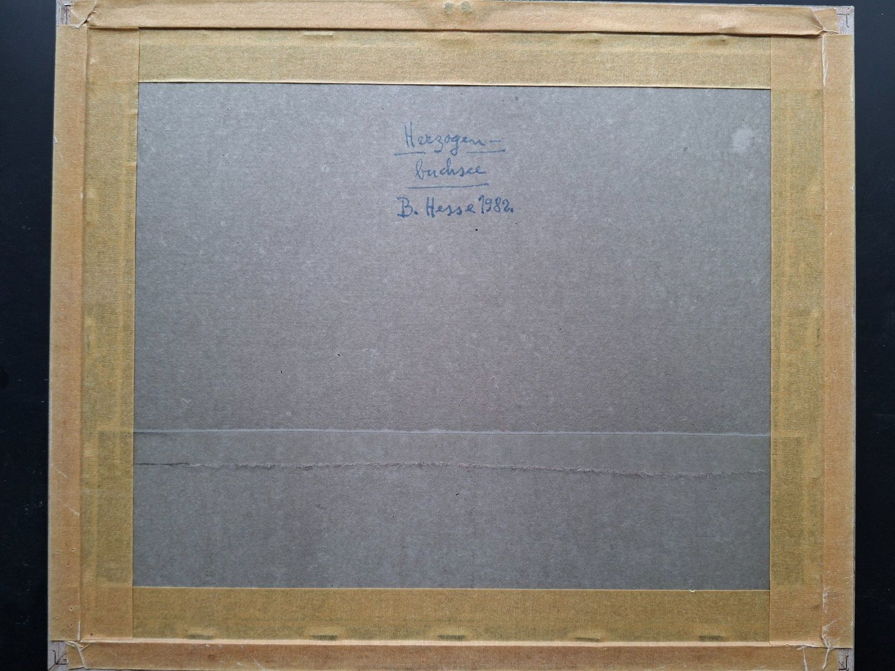 Gemälde: Bruno Hesse, Aquarell, Herzogenbuchsee, 1982 – Gebraucht aus Herzogenbuchsee von Herkules9 2