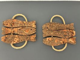 Pfannenuntersetzer Fische aus Kork 2er Set von Portugal NEU