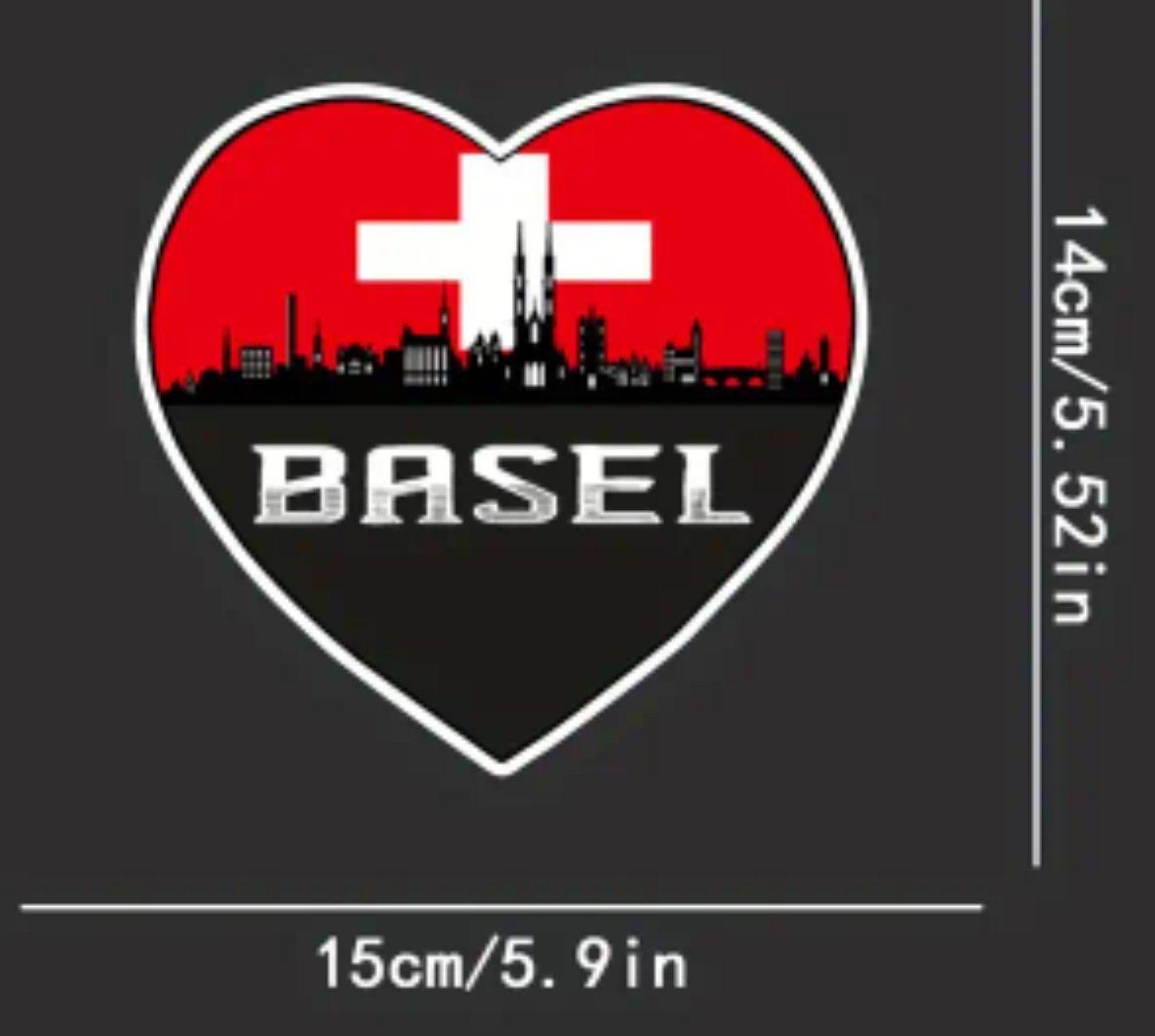 Sticker: Auto Aufkleber Sticker Basel – Nuovo e nell'imballaggio originale da Dintikon venduto da Vexi 1