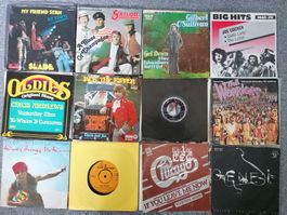 43 x 7" SINGLES  POP-ROCK-BEAT 60ER 70ER JAHRE