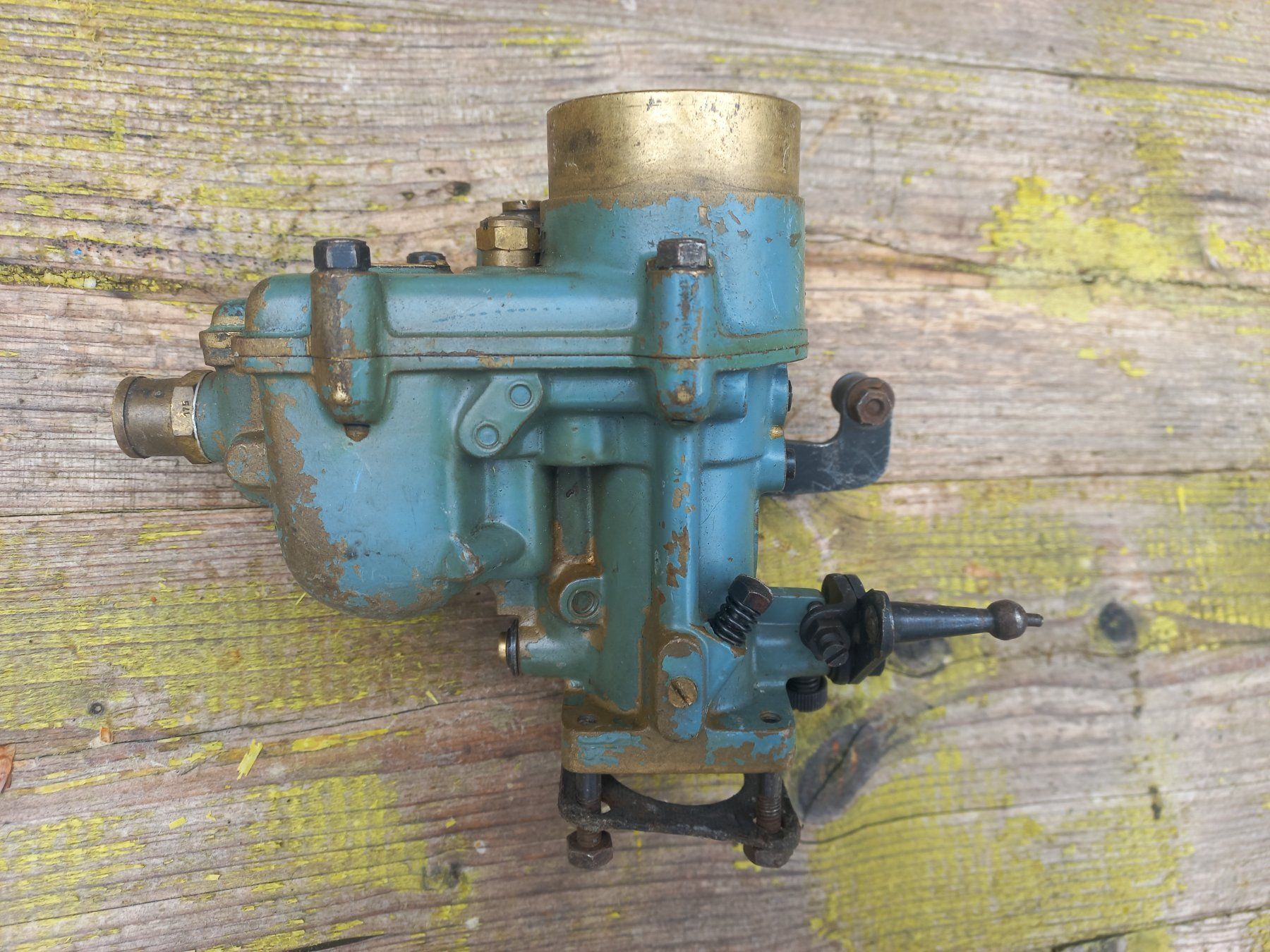 Tutti pezzi di ricambio auto: rarer Oldtimer Messing / Bronze Vergaser WEBER Tipo 30 DR 3 – Usato da Dulliken venduto da Dullikenlerchclassic 1