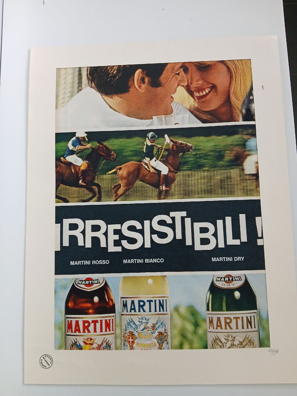 Foto & Immagini: Poster Vintage Martini du 1968 – Usato da Genève venduto da montefrance 3
