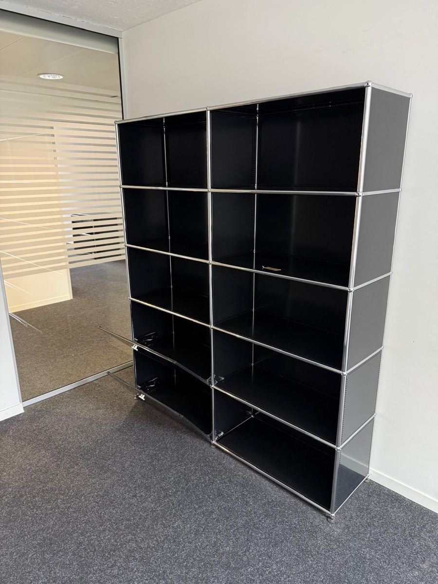 Scaffali: USM Haller Regal Schwarz – Usato da Grenchen venduto da Design-Outlet 1