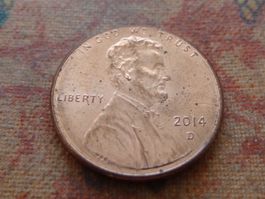 USA 1 cent 2014