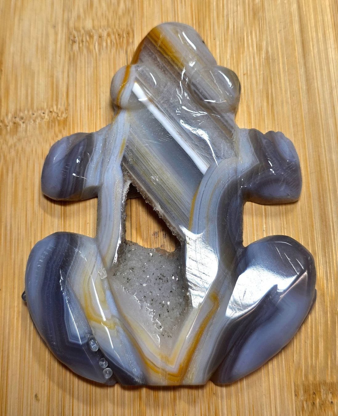 Minerali & Pietre curative: Achat Frosch 175g – Nuovo e nell'imballaggio originale da Matzingen venduto da Shay_Crystalz