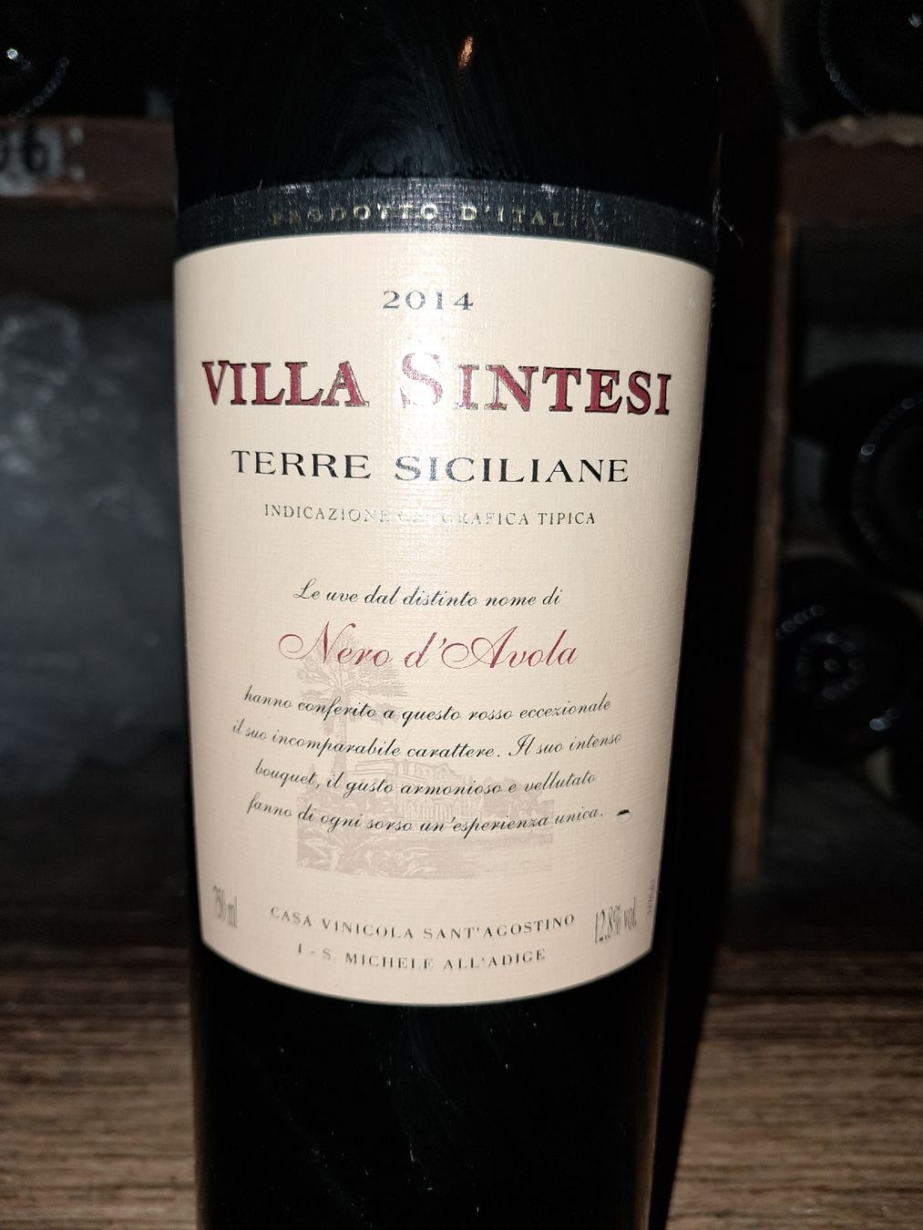 Vino: Villa Sintesi Nero d'Avola 2014 – Nuovo e nell'imballaggio originale da Le locle venduto da juliensaran