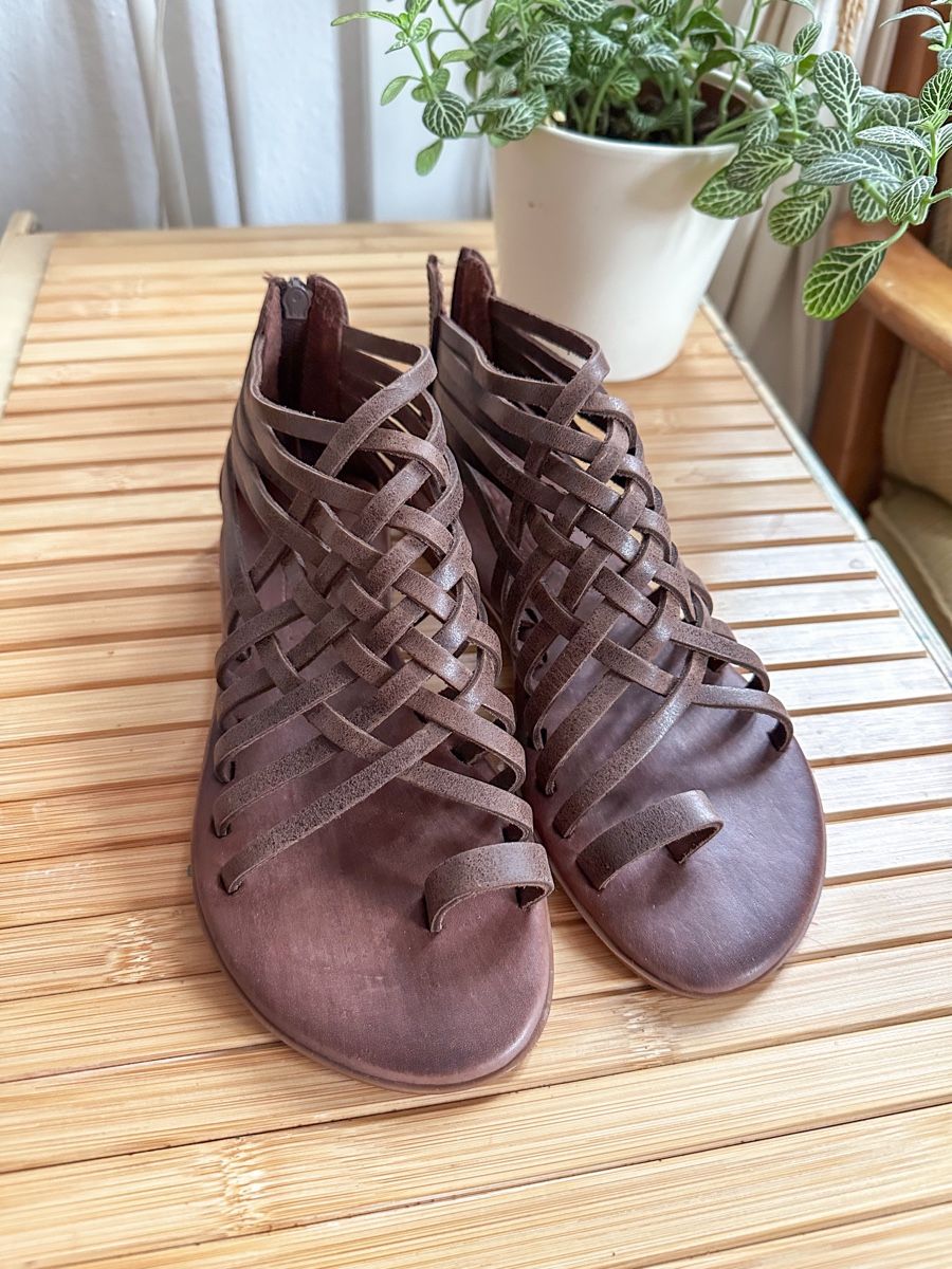 Scarpe da donna: Damen Ledersandalen – Nuovo (secondo la descrizione) da Grenchen venduto da ast_pl5d
