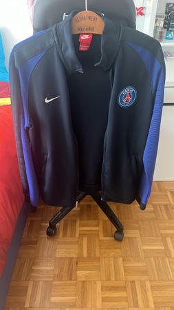 Giacca PSG Nike con stemma Paris Saint-Germain, taglia L