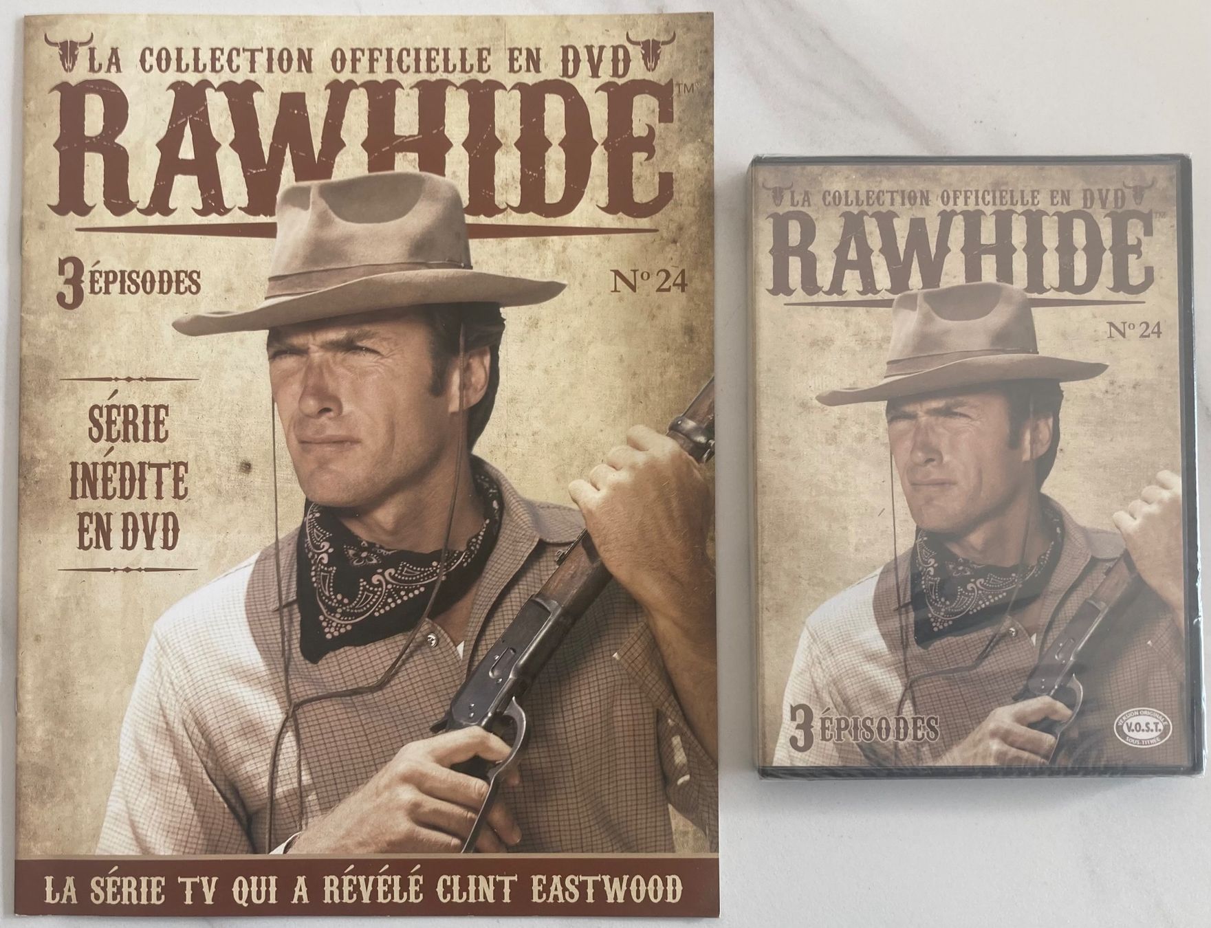 Tutti i DVDs: CLINT EASTWOOD - RAWHIDE N°24 – Usato da Poliez-Pittet venduto da Newtown-Records