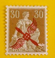 1919 Flugpost Nr. 1 ungestempelt/Falz sonst guter Zustand