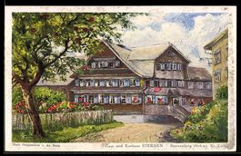 Künstler-AK Sternenberg, Gast- und Kurhaus Sternen