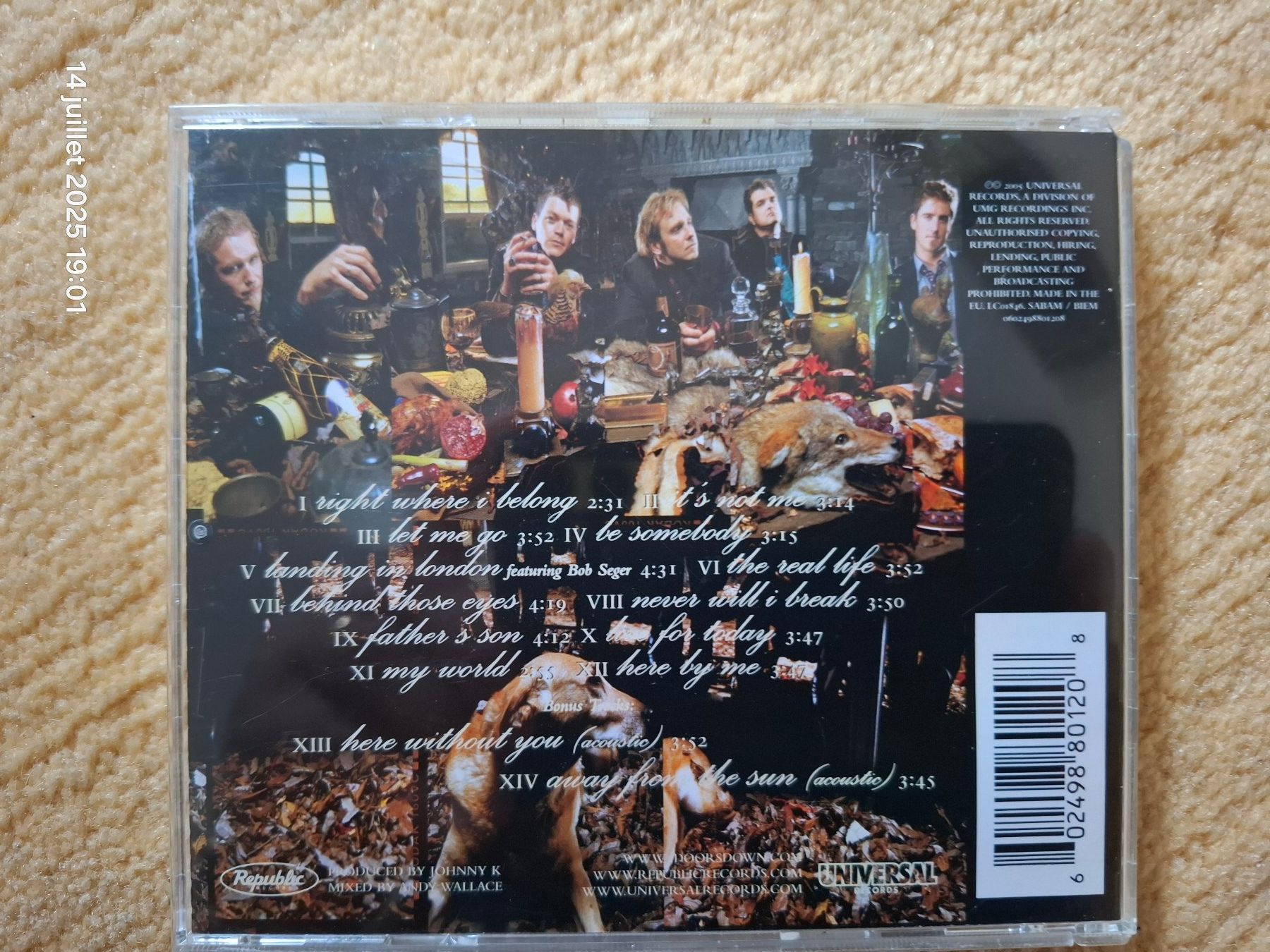 CD: 3 Doors Down - Seventeen Days – Usato da Yverdon-les-Bains venduto da Dan00 2