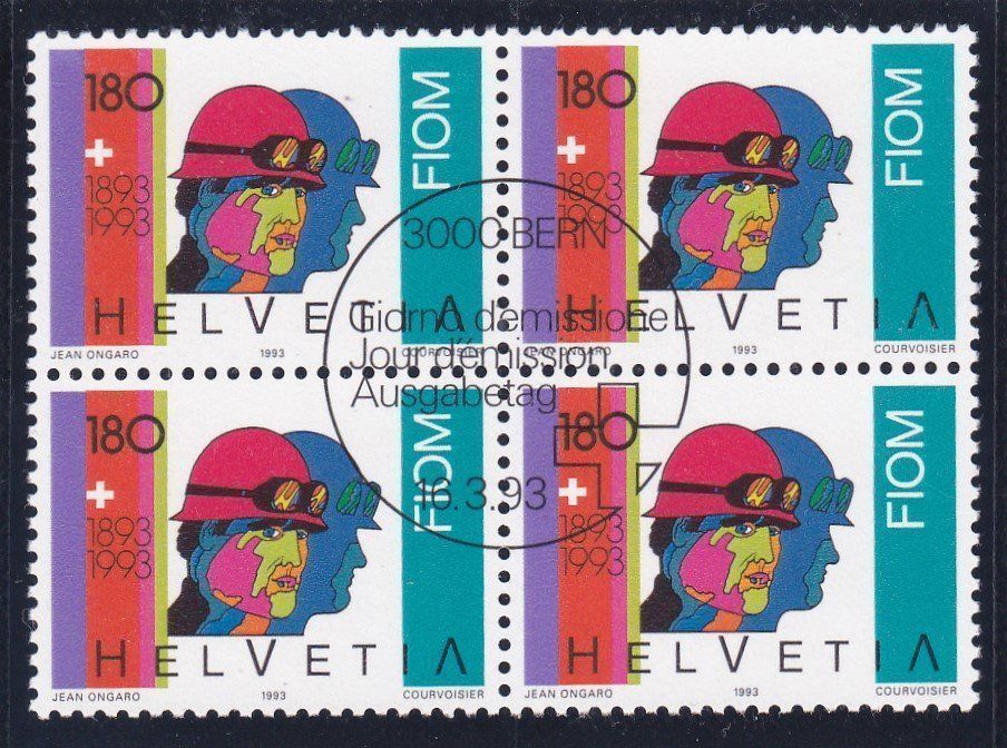 Tutti i francobolli: ET 4er Block Werbemarken 1993 – Nuovo (secondo la descrizione) da Schliern b. Köniz venduto da joni20 2