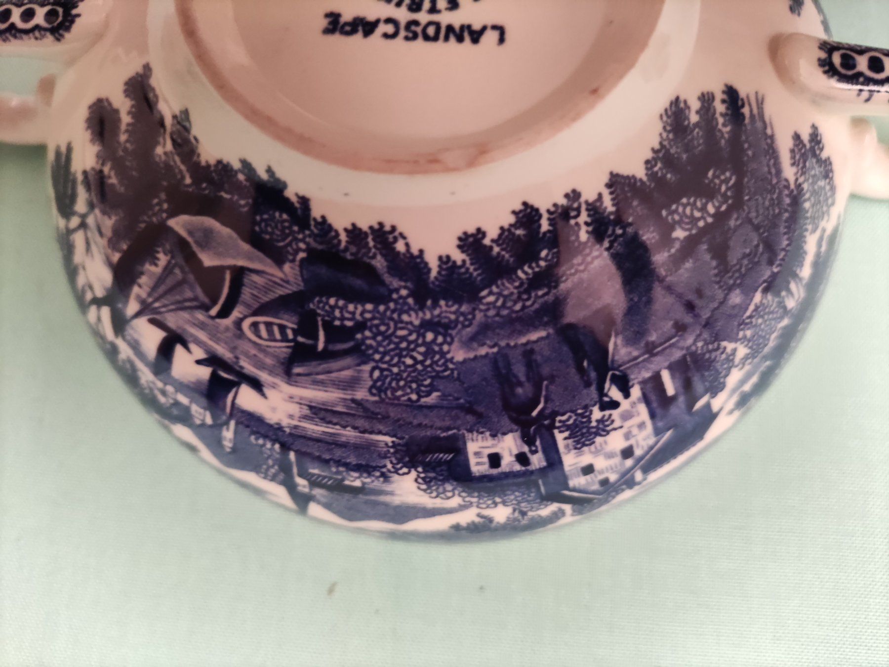 Wedgwood Piatti: Wedgwood Bowl Schale Landscape – Usato da Solothurn venduto da Csw1 3