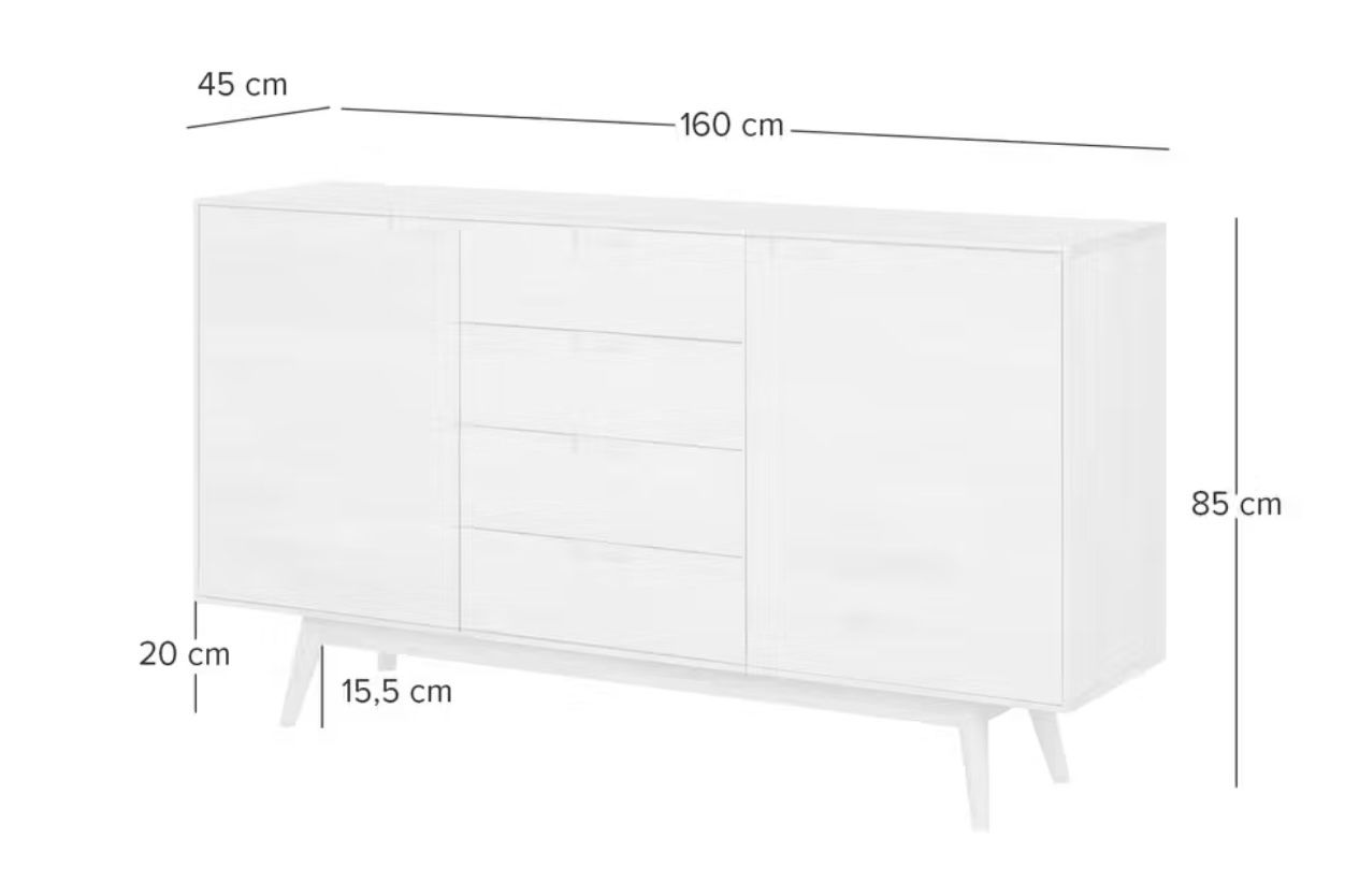 Cassettiere: Sideboard aus Buche massiv – Usato da Baden venduto da ovo-ovo 4