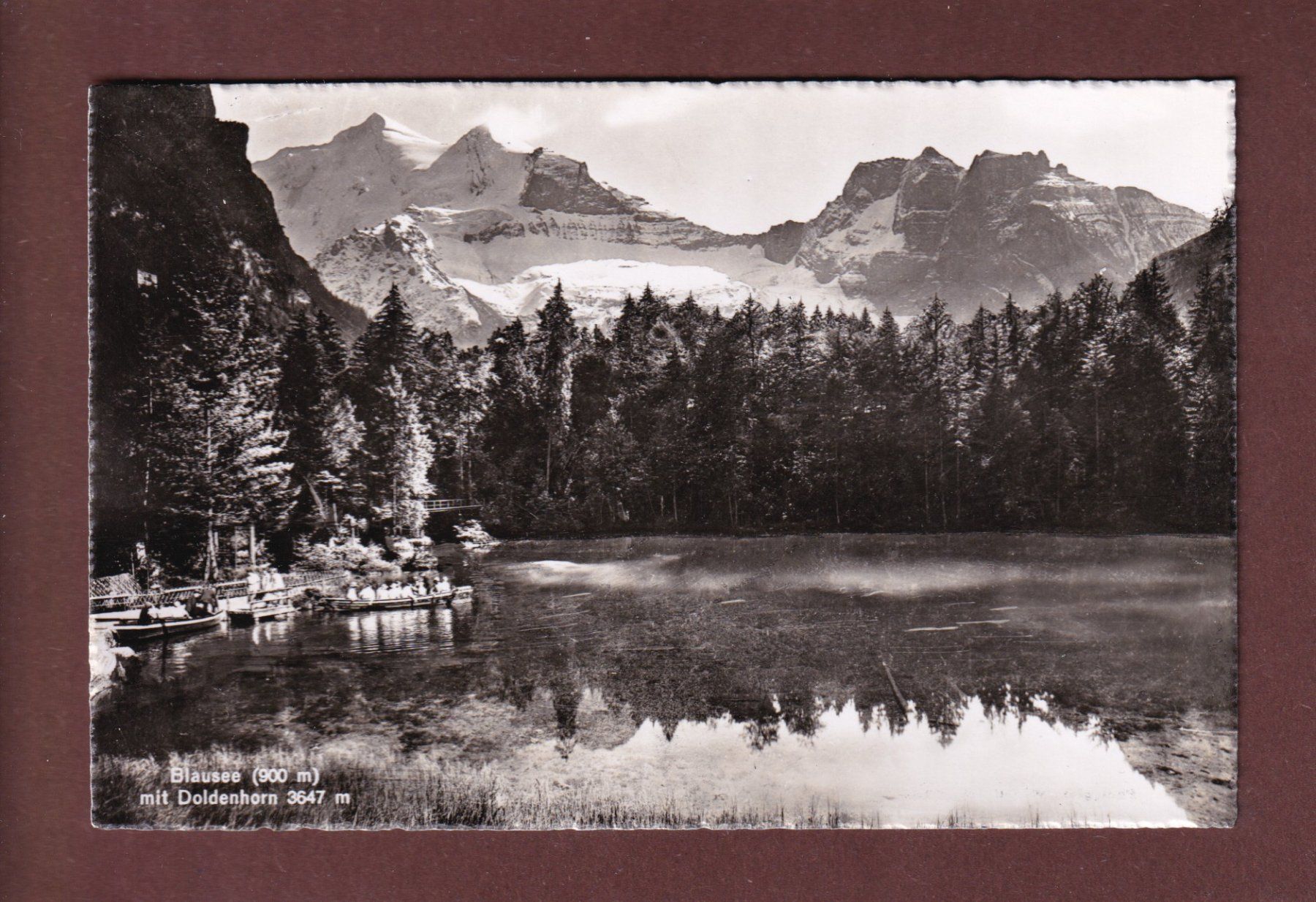 Cartoline postali: BLAUSEE - Doldenhorn – Usato da Pully venduto da nicecards-shop