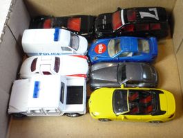 8x Spielzeugauto - alle Siku