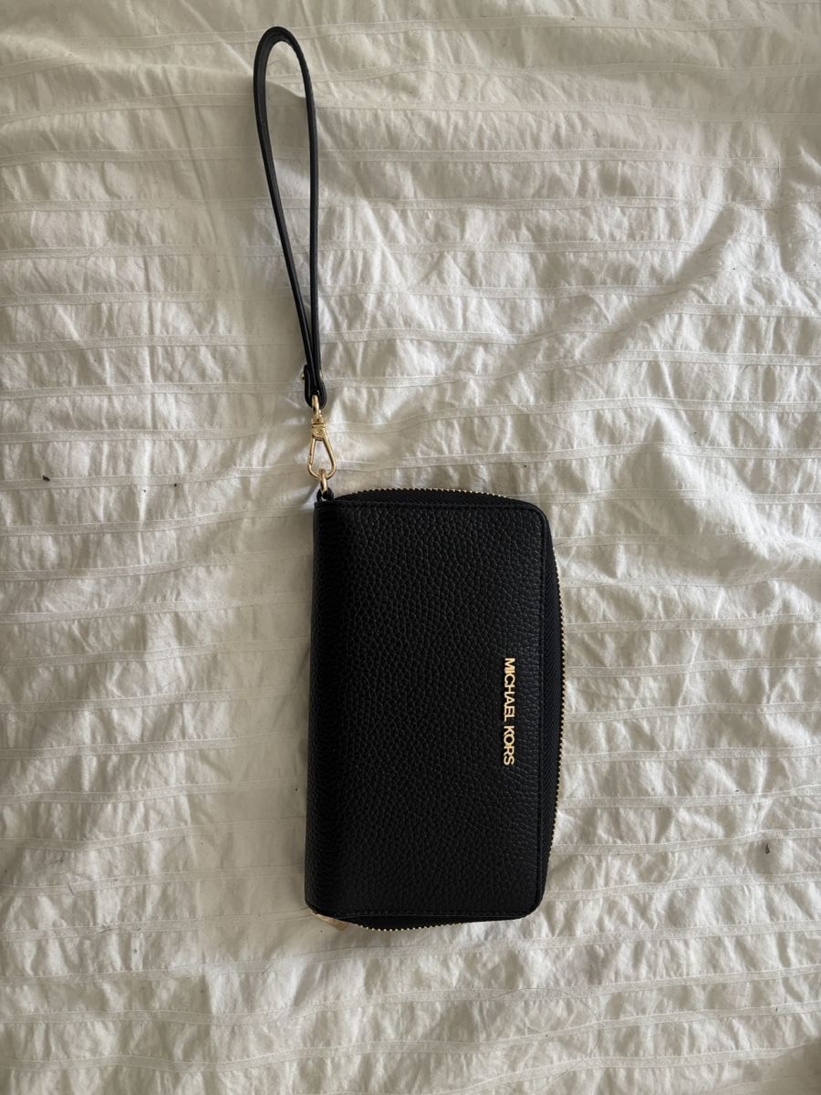Altro per bambini: Michael Kors Black Leather Wallet - Stylish and Compact – Nuovo e nell'imballaggio originale da Au ZH venduto da Pkk5