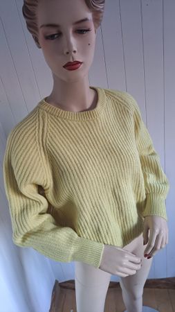 CHAGALL 80s vtg Merino Pullover Pulli Strickpullover S M 38
