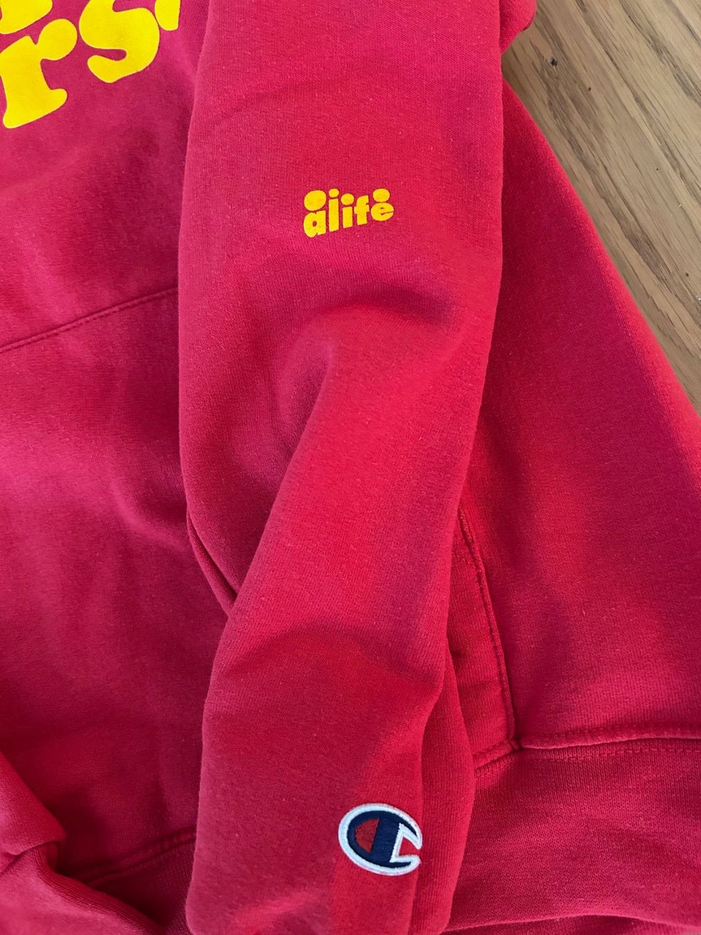 Pullover & Sweatshirts: ALIFE X Champion Hoodie – Gebraucht aus Flawil von bridge28 1