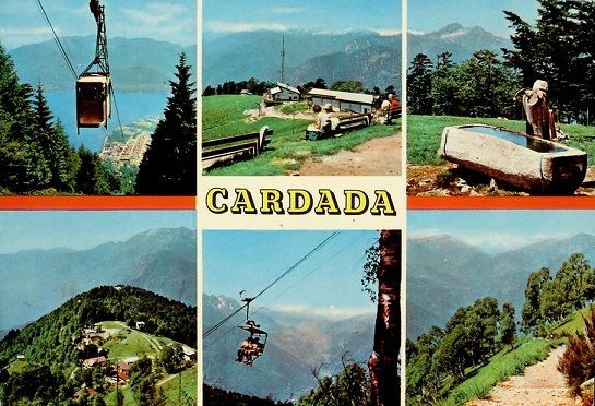 Cartoline postali: CARDADA Luftseilbahn & Sessellift – Usato da Jona venduto da philajona