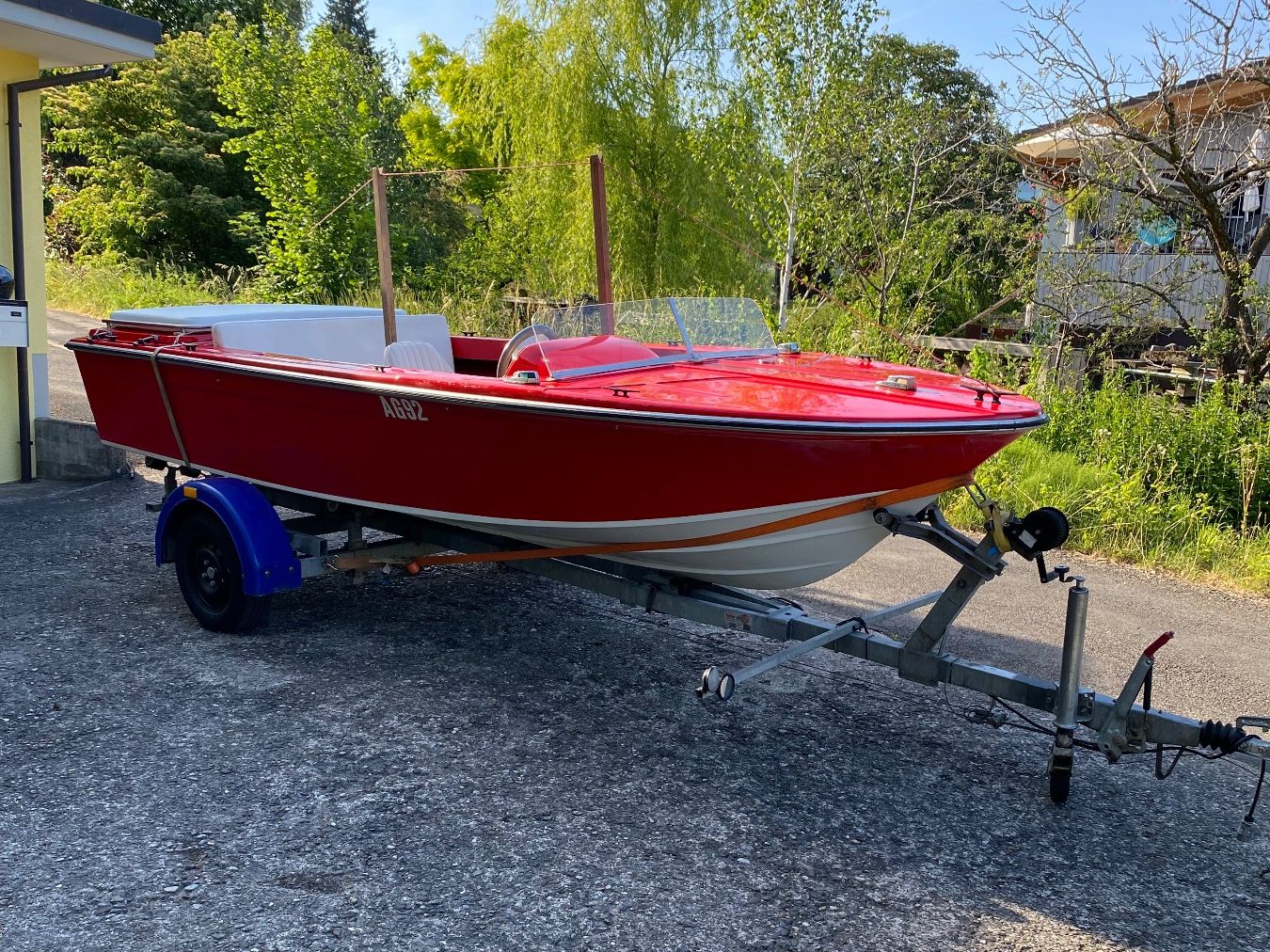 Oldtimer Motorboot Schweizer Saphir ideal für Wasserski (Gebraucht) in ...