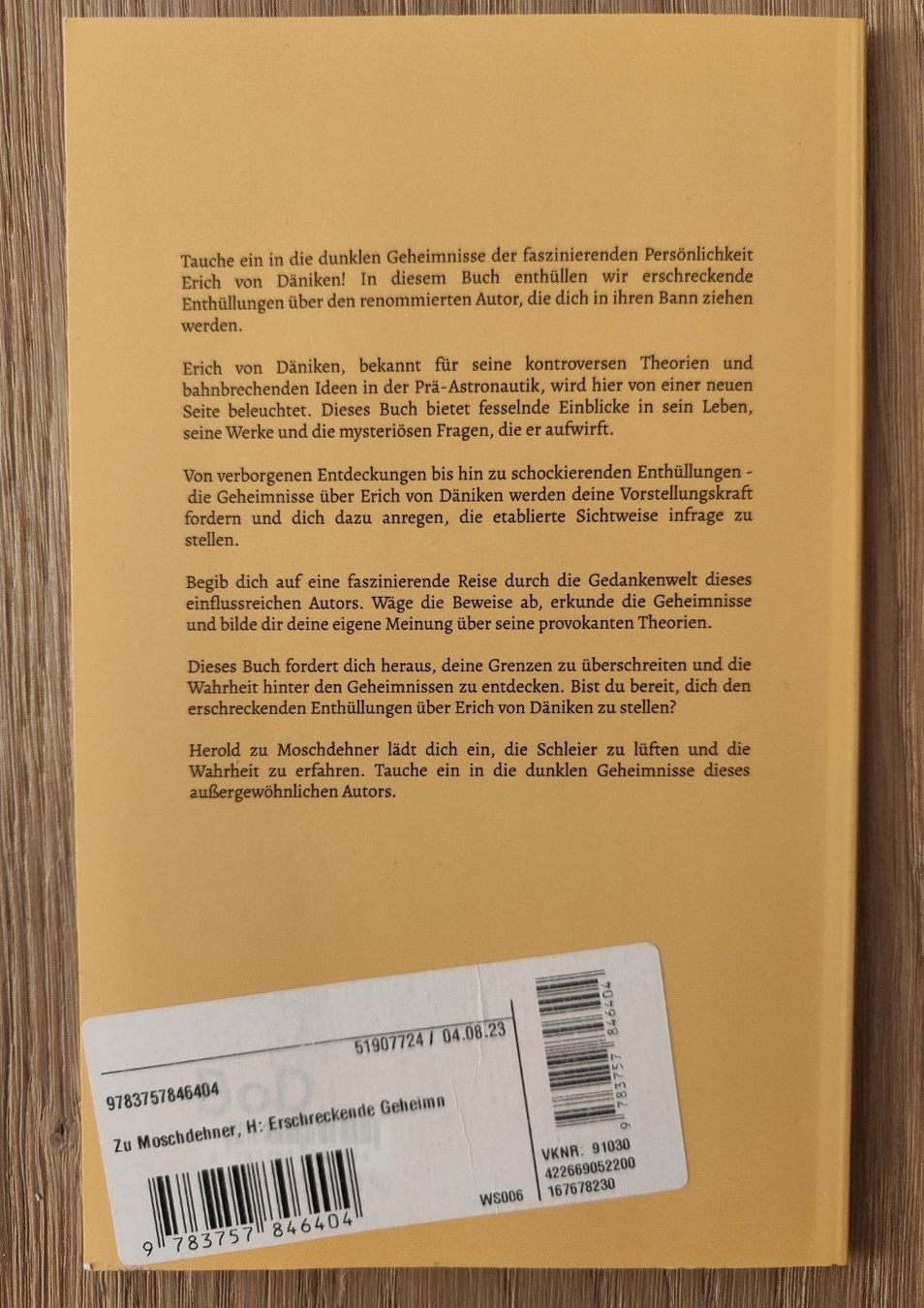 Libri: Erich von Däniken – Usato da Sigriswil venduto da Ricola1977 1