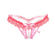 NEUER Erotik Perlen String rosa-pink für Gr. XS & S - 223033