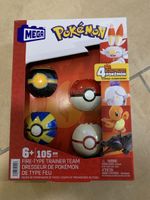 Mega Pokémon Fire-Type Trainer Team Set NEU