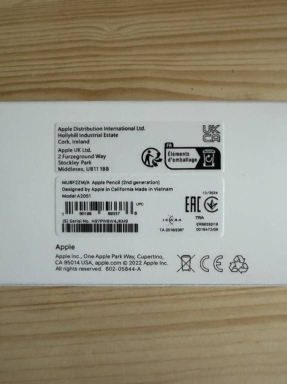 Stylos & Marker: apple pencil neu – Neuf avec emballage d'origine à Birsfelden par ann- 3