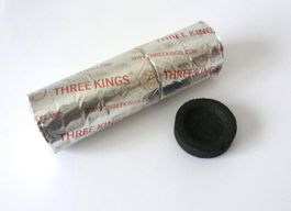 Räucherkohle 40mm, Rolle Three Kings