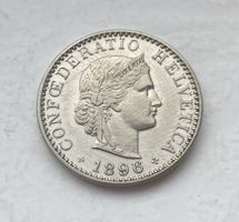 1896 20 Rappen -unz