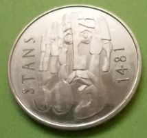 Gedenkmünze Schweiz 5.- Franken 1981 Stans (C)