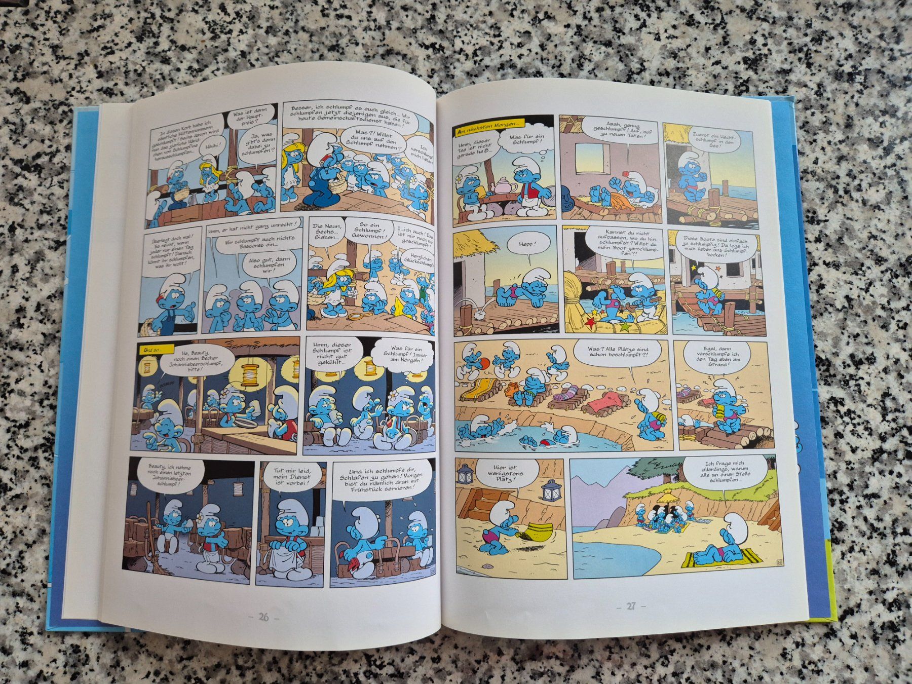 Fumetti: Die Schlümpfe machen Urlaub – Usato da Oberdiessbach venduto da Finland1977 5