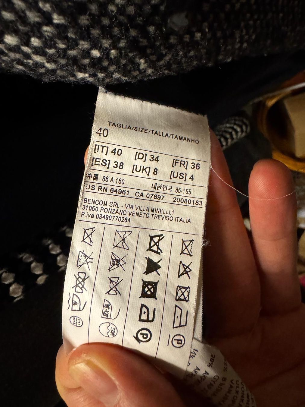 Benetton Cappotti: Mantel Benetton Gr. 34 – Usato da Kriens venduto da aloha19 2