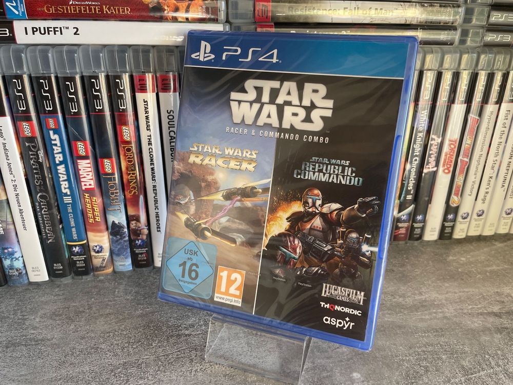 Star Wars Racer & Commando Combo PS4 - Neuf Sous Blister Scellé