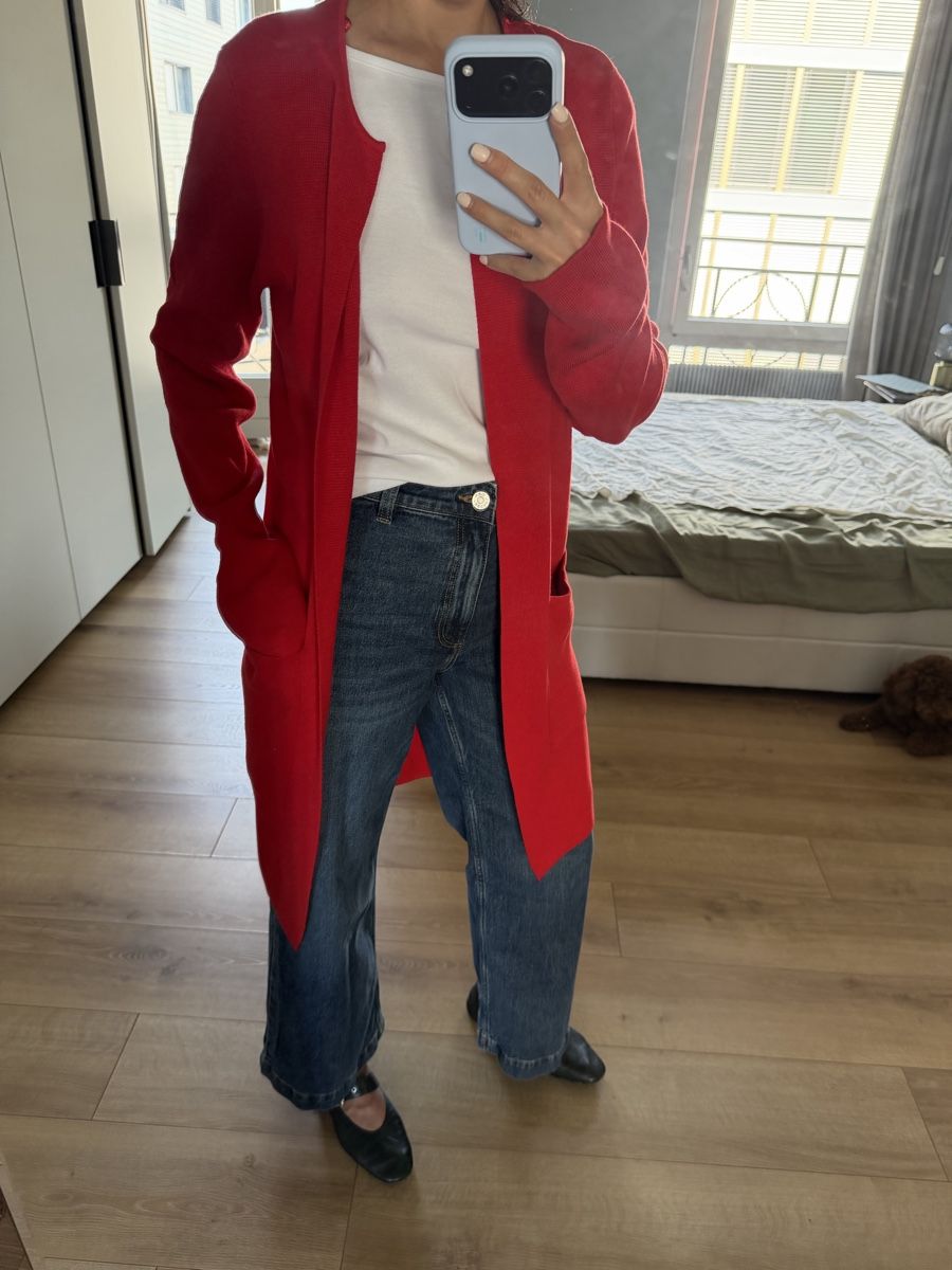 Maglioni & Felpe: Strickjacke Principles Rot Grösse 12 guter Zustand – Nuovo (secondo la descrizione) da Paradiso venduto da ksh_b5nb