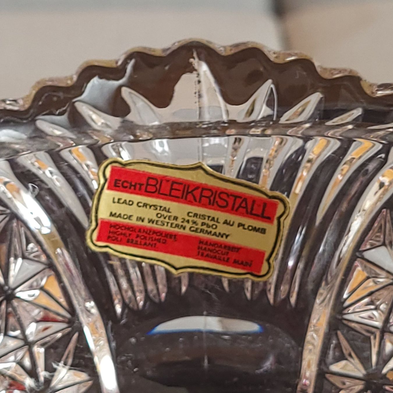 Schalen: 70er J.Deutschland/Hofbauer/Kristallschale Ruby Red Byrdes – Gebraucht aus Savièse von qm2710 4