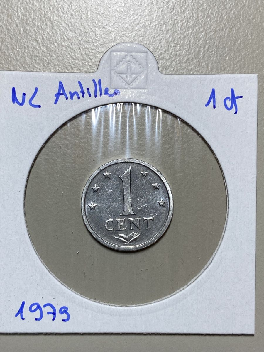 Tutti le monete: NL Antillen - 1 centime - 1979 – Usato da Payerne venduto da Mike1682