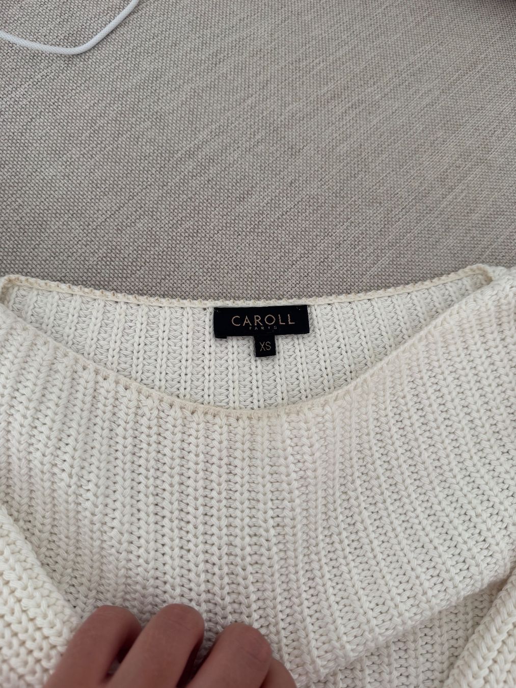 Caroll Pulls & Sweat-shirts: Pullover weiss von Caroll – D'occasion à Dielsdorf par Gioma06 2