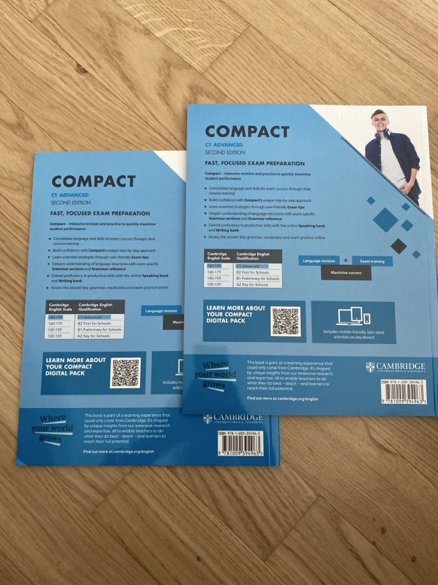 Libri: Cambridge Compact C1 Advanced - Student's Book & Workbook – Nuovo (secondo la descrizione) da St. Gallen venduto da sid_vr7x 1