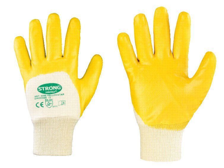 Tutti gli attrezzi: Strong Hand Yellowstar Nitril- – Nuovo e nell'imballaggio originale da Wiler b.Utzenstorf venduto da glasstec