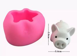 Giessform Silikonform Kerzenform Schwein