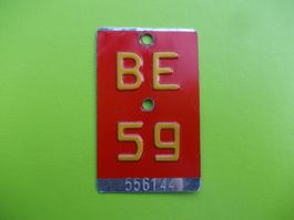 Velonummer / Fahrradnummer BE 59