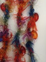 Kette bunt gehäkelt dreifach Handarbeit