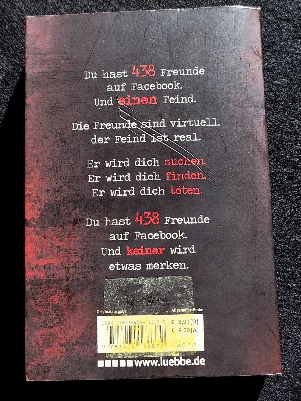Libri: Veit Etzold - Final Cut Thriller – Usato da Winterthur venduto da nis_l6k5 1